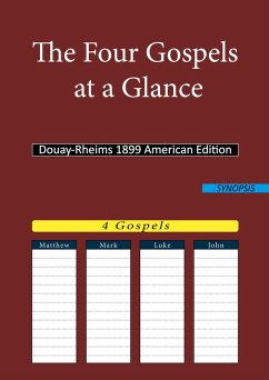 The Four Gospels at a Glance (eBook, PDF) - Dra, Douay Rheims