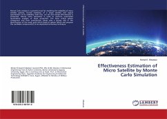 Effectiveness Estimation of Micro Satellite by Monte Carlo Simulation