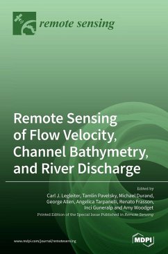 Cover Remote Sensing of Flow Velocity, Channel Bathymetry, and River Discharge