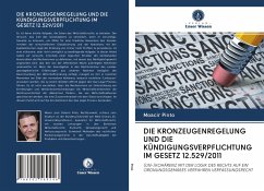 DIE KRONZEUGENREGELUNG UND DIE KÜNDIGUNGSVERPFLICHTUNG IM GESETZ 12.529/2011 - Pinto, Moacir