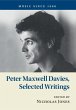 Peter Maxwell Davies, Selected Writings - Bild 1