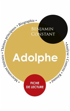 Cover Fiche de lecture Adolphe (Étude intégrale)