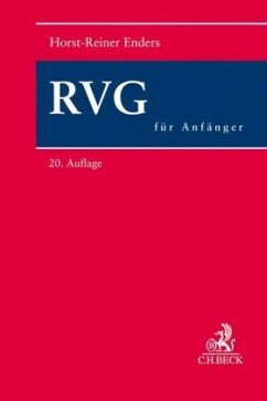 RVG für Anfänger - Enders, Horst-Reiner