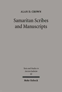 Samaritan Scribes and Manuscripts (eBook, PDF) - Crown, Alan D.