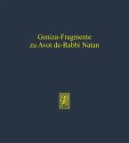 Geniza-Fragmente zu Avot de-Rabbi Natan (eBook, PDF)