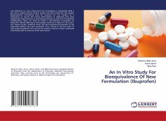 An In Vitro Study For Bioequivalence Of New Formulation (Ibuprofen) - Anny, Sharmin Akter;Jamal, Ishrat;Paul, Niloy