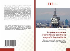 La programmation architecturale et urbaine au profit des étudiants - CHAABI, MOULOUD