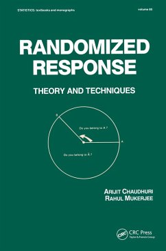 Randomized Response (eBook, PDF) - Chaudhuri, Arijit; Mukerjee, Rahul