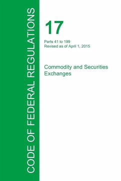 Cover Code of Federal Regulations Title 17, Volume 2, April 1, 2015