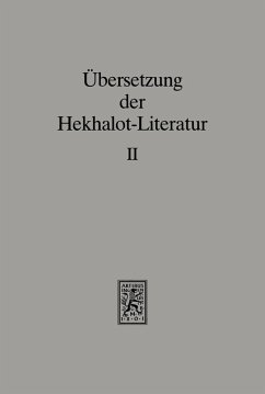 Cover Übersetzung der Hekhalot-Literatur (eBook, PDF)