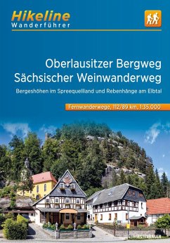 Cover Wanderführer Oberlausitzer Bergweg . Sächsischer Weinwanderweg