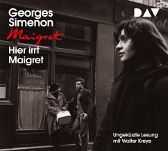 Hier irrt Maigret / Kommissar Maigret Bd.43 (4 Audio-CDs) - Simenon, Georges