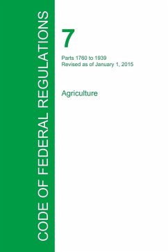 Cover Code of Federal Regulations Title 7, Volume 12, January 1, 2015