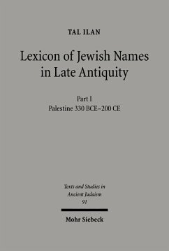 Cover Lexicon of Jewish Names in Late Antiquity (eBook, PDF)