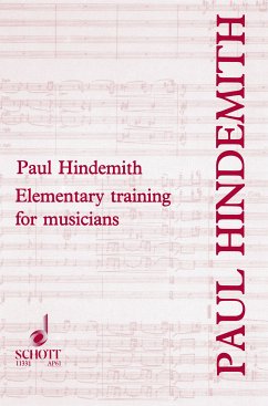 Elementary Training for Musicians (eBook, PDF) - Hindemith, Paul