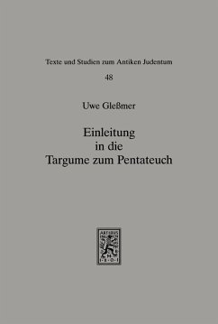 Cover Einleitung in die Targume zum Pentateuch (eBook, PDF)