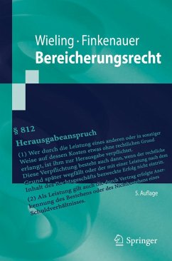 Bereicherungsrecht (eBook, PDF) - Wieling, Hans Josef; Finkenauer, Thomas