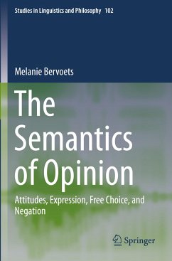 The Semantics of Opinion - Bervoets, Melanie