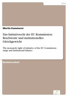 Das Initiativrecht der EU Kommission: Reichweite und institutionelles Gleichgewicht (eBook, PDF) - Kammerer, Moritz