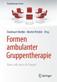 Formen ambulanter Gruppentherapie (eBook, PDF)