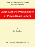 Quick Guide to Pronunciation of Pinyin Basic Letters (eBook, ePUB)