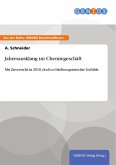 Jahresausklang im Chemiegeschäft (eBook, PDF)