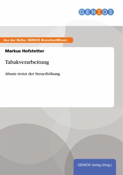 Tabakverarbeitung (eBook, PDF) - Hofstetter, Markus