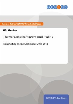Thema Wirtschaftsrecht und -Politik (eBook, PDF) - Genios, Gbi