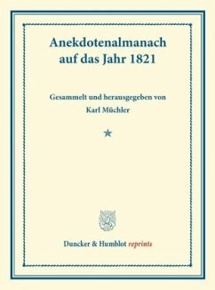 Anekdotenalmanach auf das Jahr 1821.