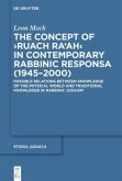 The concept of 'Ruach Ra'ah' in contemporary rabbinic responsa (1945-2000)