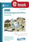 Einfache Lesespurgeschichten Deutsch 5-6 (eBook, PDF)