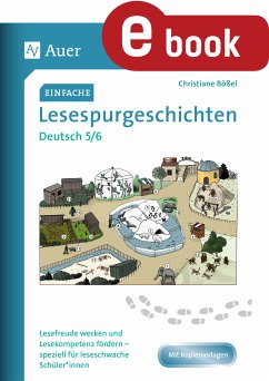 Einfache Lesespurgeschichten Deutsch 5-6 (eBook, PDF) - Bößel, Christiane