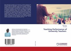 Teaching Performance of University Teachers - Ahire, Milind;Kumar, B.