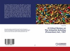A Critical Review on The Unlawful Activities (Prevention) Act, 1967