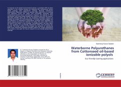 Waterborne Polyurethanes from Cottonseed oil-based ionizable polyols