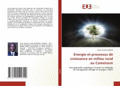 Energie et processus de croissance en milieu rural au Cameroun - MANGA, Galius Aristide