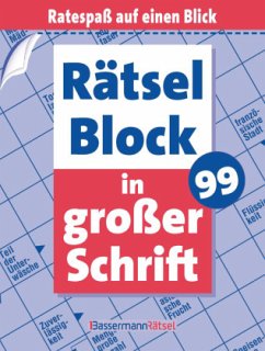 Rätselblock in großer Schrift - Krüger, Eberhard