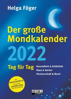 Der große Mondkalender 2022 - Föger, Helga