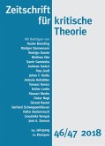 Zeitschrift für kritische Theorie / Zeitschrift für kritische Theorie, Heft 46/47 (eBook, PDF)
