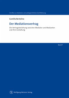 Der Mediationsvertrag (eBook, PDF) - Bertolino, Camilla