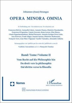Opera Minora Omnia. Band 02 - Strangas, Johannes (Jean)