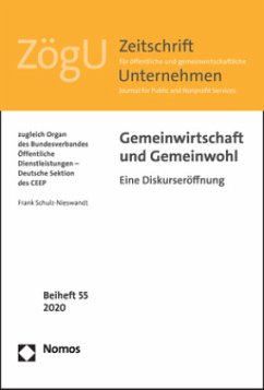 Gemeinwirtschaft und Gemeinwohl - Schulz-Nieswandt, Frank