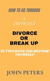 How to go through a difficult Divorce or Break up in two days and become yourself (NONE, #2) (eBook, ePUB)