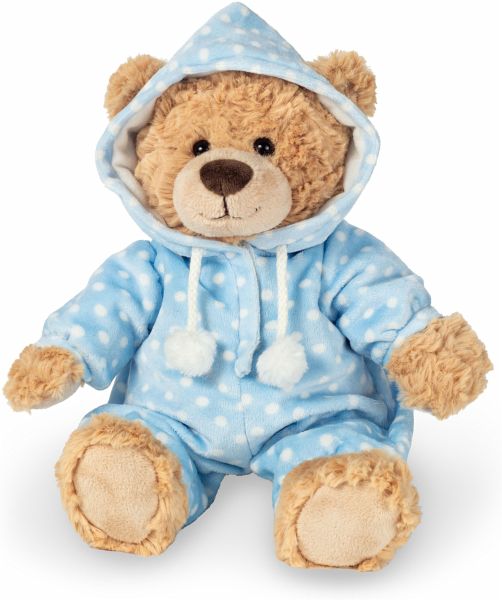 Teddy Hermann 91387 - Schlafanzugbär, Bär im blauen Schlafanzug, 30 cm Teddy Hermann 91387 - Schlafanzugbär, Bär im blauen Schlafanzug, 30 cm