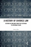 A History of Divorce Law (eBook, PDF)