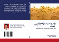 Exploitation of heterosis and gene action for yield of barley