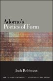 Adorno's Poetics of Form (eBook, ePUB)