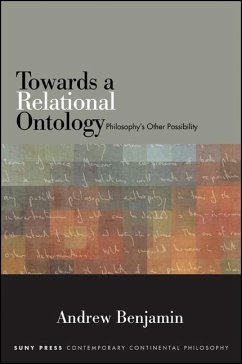 Towards a Relational Ontology (eBook, ePUB) - Benjamin, Andrew
