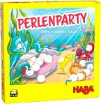 HABA 305867 - Perlenparty, Sammel- und Fädelspiel, Würfelspiel
