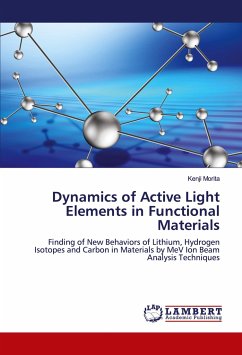 Dynamics of Active Light Elements in Functional Materials - Morita, Kenji